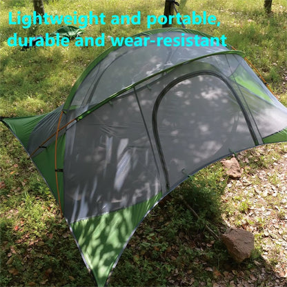 Ultimate Portable Camping Hammock for 2-4 People - Perfect for Family Adventures, Hiking, and Travel!