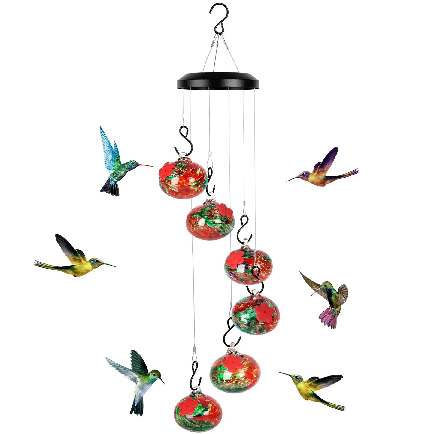 Charming Wind Chimes Hummingbird Feeders