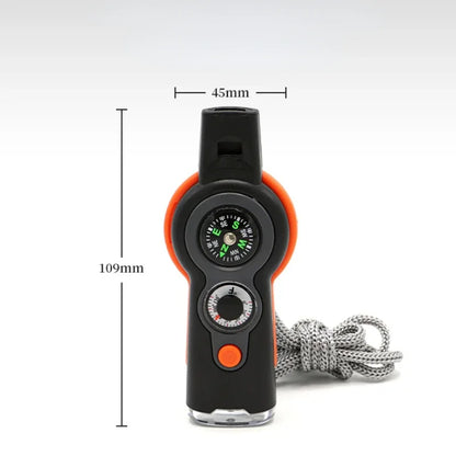 7-in-1 Whistle Outdoor Survival Emergency Tool