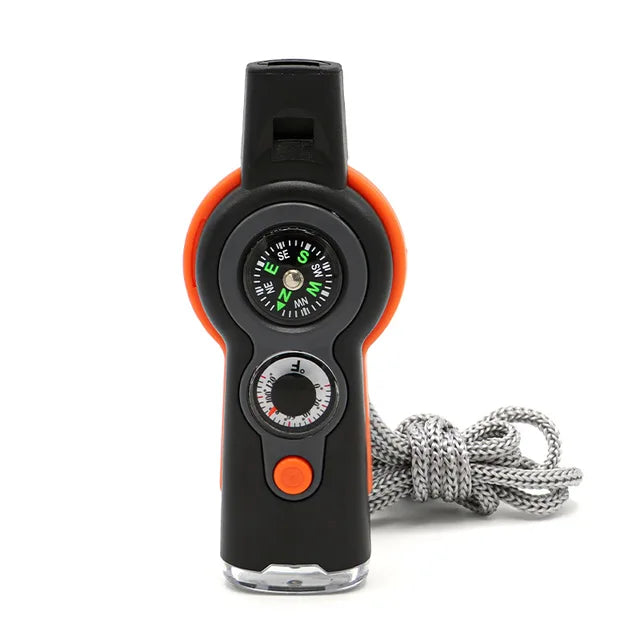 7-in-1 Whistle Outdoor Survival Emergency Tool