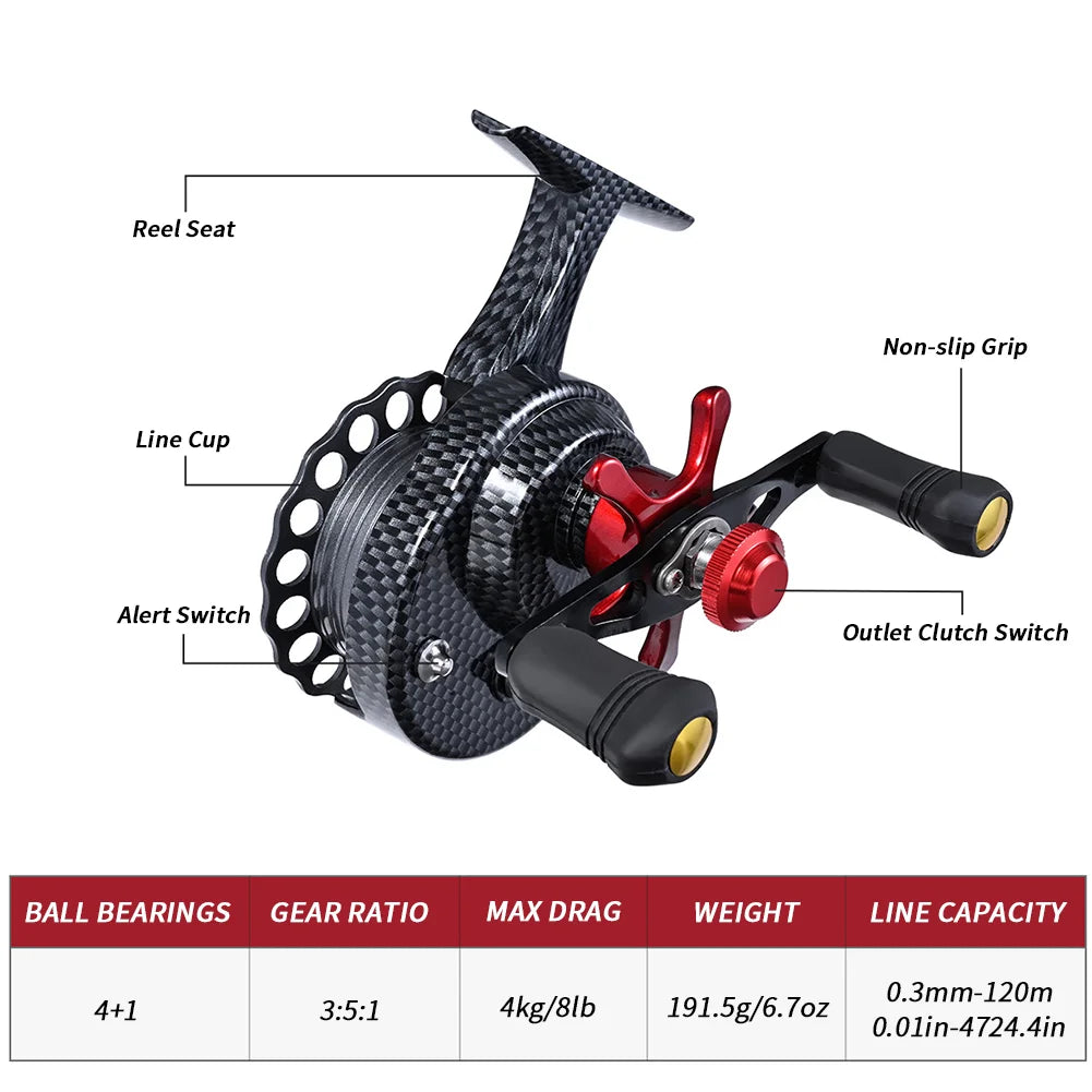 Professional Spinning Ice Fishing Reel