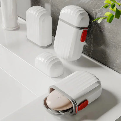 Portable Travel Soap Dish with Drain