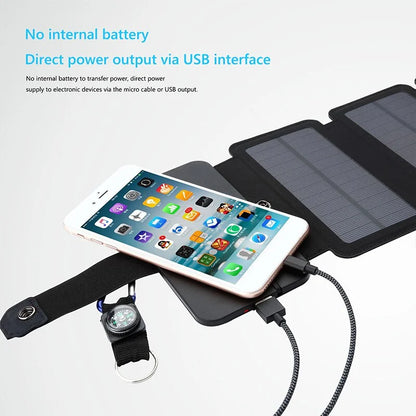 Outdoor Multifunctional Portable Solar Charging Panel