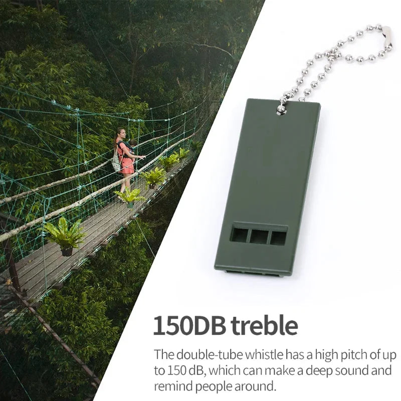 3-Frequency Whistle High Decibel Survival Portable Outdoor