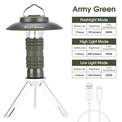 WEST BIKING Portable Camping Light