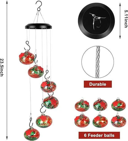 Charming Wind Chimes Hummingbird Feeders