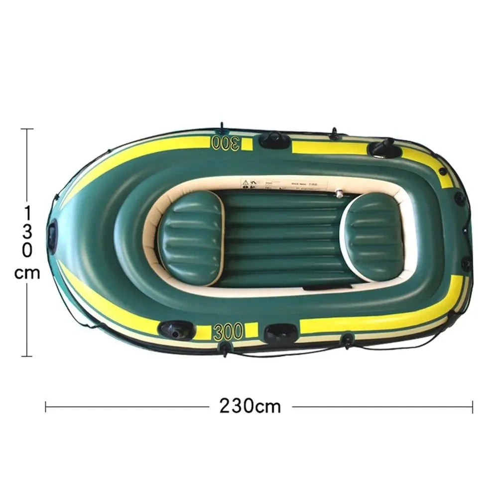 2-Person PVC Canoe Kayak Rubber Dinghy