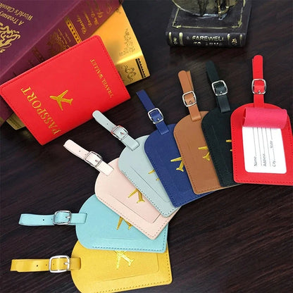 PU Leather Luggage Tag