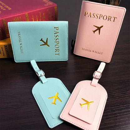 PU Leather Luggage Tag