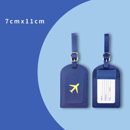 PU Leather Luggage Tag