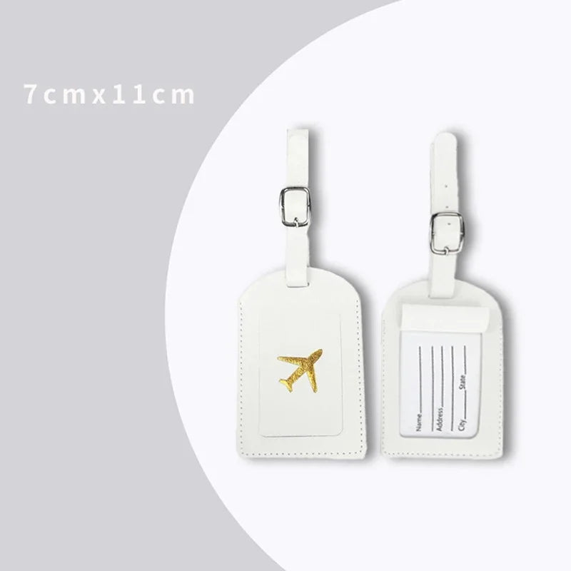 PU Leather Luggage Tag