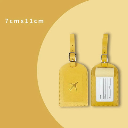 PU Leather Luggage Tag